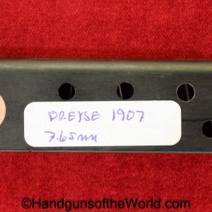 Dreyse, 1907, 7.65mm, Magazine, Clip, Mag, Original, Collectible, German, Germany, Handgun, Pistol, C&R, Collectible, 32, .32, acp, auto, Hand gun, Model