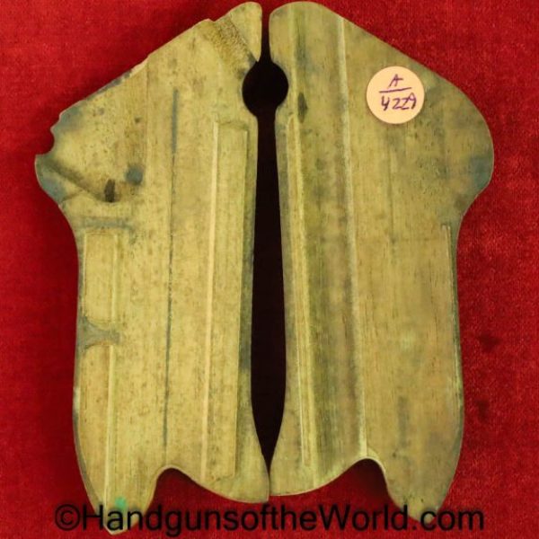 Luger, WWI, Era, Grip, Walnut, WW1, Original, Collectible, German, Germany, Handgun, Pistol, Hand gun, DWM, Grips, Wood, Walnut, Checkered