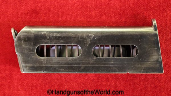 Sauer, 1913, 7.65mm, Magazine, Clip, Mag, Original, Collectible, German, Germany, Handgun, Pistol, Hand gun, 7.65, 32, .32, acp, auto, Vintage, Real, Old