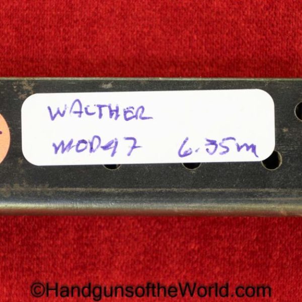 Walther, Model 7, 6.35mm, Magazine, Clip, Mag, Original, Collectible, Model VII, Model, 7, VII, Germany, German, Handgun, Pistol, 6.35, 25, .25, acp, auto
