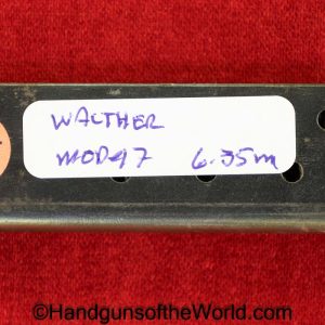 Walther, Model 7, 6.35mm, Magazine, Clip, Mag, Original, Collectible, Model VII, Model, 7, VII, Germany, German, Handgun, Pistol, 6.35, 25, .25, acp, auto