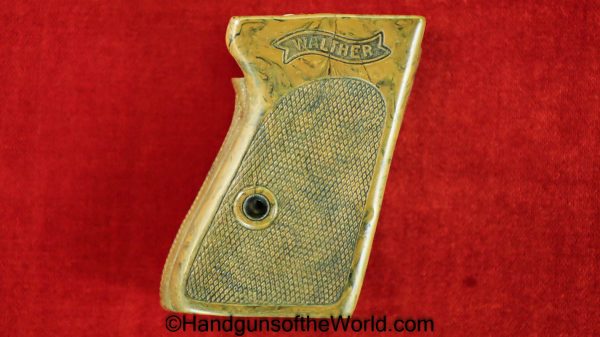 Walther, PPk, Grips, WWII, Era, brown, Bakelite, Original, Collectible, Grip, Handgun, Pistol, German, Germany, WW2, Hand gun, Old, Real, Vintage