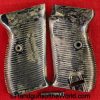 Walther, P-38, Grips, WWII, Era, Dark brown, Bakelite, German, WW2, Eagle 359, E359, E/359, Germany, P38, P 38, P.38, Brown, Original, Collectible, Grip