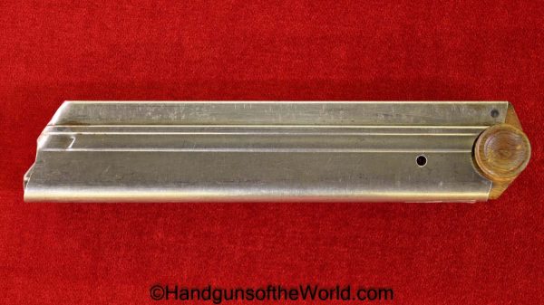 Luger, P.08, 9mm, .30, Wood Base, Magazine, Clip, Mag, Original, Collectible, P08, P 08, P-08, 30, Wood, Wooden, Base, 7.65, 7.65mm, Para, Parabellum