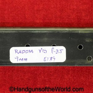 Radom, VIS, P-35, 9mm, German, Magazine, Clip, Mag, Original, Collectible, P35, P 35, P.35, Germany, WWII, WW2, E189, E/189, Handgun, Pistol, Hand gun