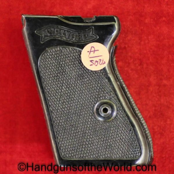 Walther, PPk, Grips, WWII, Era, WW2, Original, Collectible, German, Germany, Handgun, Pistol, Hand gun, Pocket, Grip, Black, Bakelite