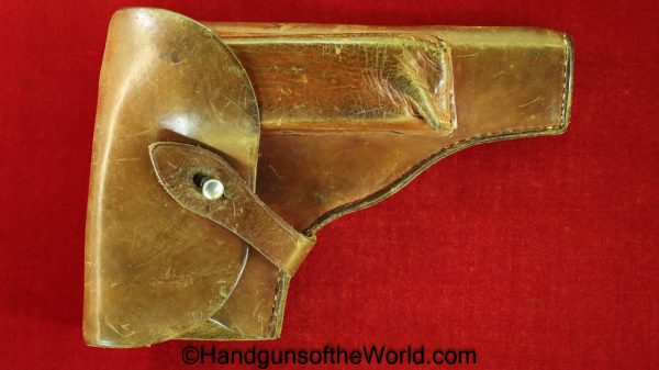 FN, Browning, High Power, Holster, Rare, Radom, VIS, Pattern, Brown, leather, breakaway, break away, BHP, Hi Power, Original, Collectible, WWII, WW2