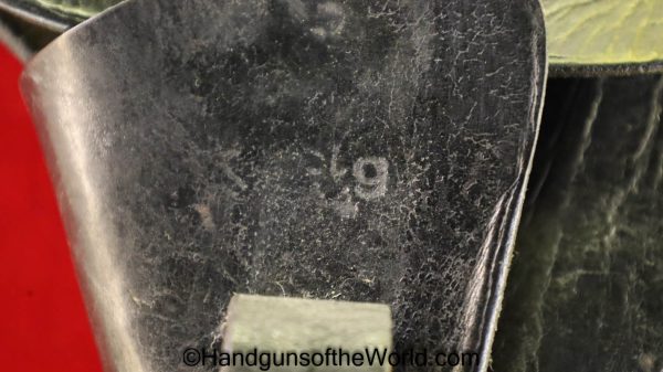FN, Browning, High Power, Holster, German, WWII, Dated, 1944, Black, leather, breakaway, Germany, WW2, CLG44, clg, 44, clg 44, Original, Collectible, BHP