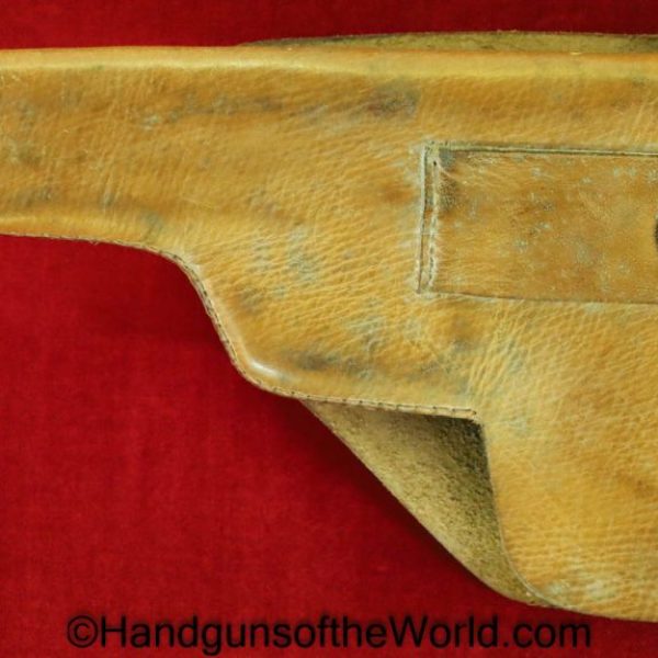 Browning, FN, 1903, Holster, Brown, Leather, dual magazine pouches, Original, Collectible, Handgun, Hand gun, Pistol, Period, Real, Old, Vintage