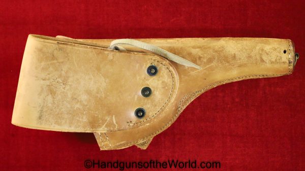 Colt, S&W, 1917, Revolver, Holster, Brown, Leather, US, G&K, 1917, AG, Original, Collectible, Model, WWI, WW1, Handgun, Smith and Wesson, Smith & Wesson