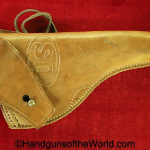 Colt, S&W, 1917, Revolver, Holster, Brown, leather, US, Sears, Original, Collectible, Model, WWI, WW1, WWII, WW2, Smith and Wesson, Smith & Wesson