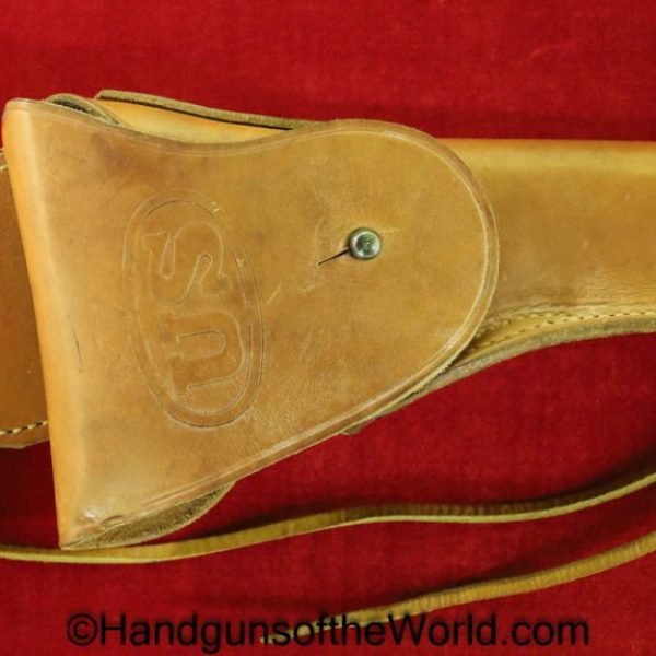 Colt, 1911A1, M12, Experimental, Holster, Tan, leather, US, Boyt 42, boyt, 42, 1942, Original, Collectible, 1911, 45, .45, Government, Handgun, Pistol