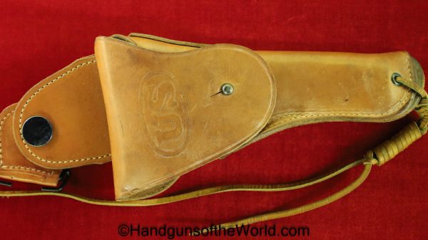 Colt, 1911A1, M12, Experimental, Holster, Tan, leather, US, Boyt 42, boyt, 42, 1942, Original, Collectible, 1911, 45, .45, Government, Handgun, Pistol