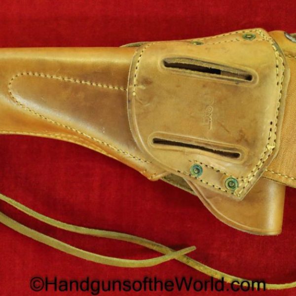 Colt, 1911A1, M12, Experimental, Holster, Tan, leather, US, Boyt 42, boyt, 42, 1942, Original, Collectible, 1911, 45, .45, Government, Handgun, Pistol