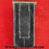 Luger, Double Magazine Pouch, Black, Leather, Portuguese, AE, #2472, 2472, Original, Collectible, Portugal, Mag, Magazine, Clip, Pouch, Double, Hand gun
