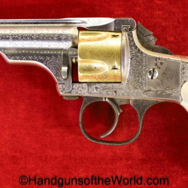 Merwin & Hulbert, Small Frame, Double Action, Revolver, .32, Factory Engraved, Engraved, Handgun, Antique, 32, Merwin, Hulbert, Non FFL, Non-FFL