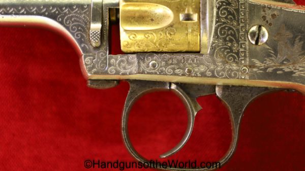 Merwin & Hulbert Small Frame Double Action Revolver, .32 caliber-Factory Engraved - Image 19