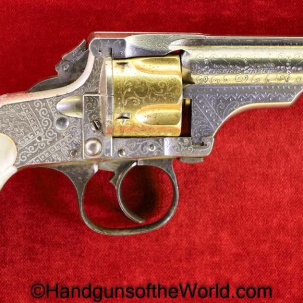 Merwin & Hulbert, Small Frame, Double Action, Revolver, .32, Factory Engraved, Engraved, Handgun, Antique, 32, Merwin, Hulbert, Non FFL, Non-FFL