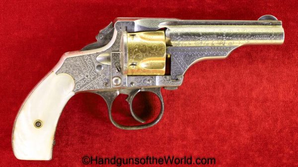 Merwin & Hulbert, Small Frame, Double Action, Revolver, .32, Factory Engraved, Engraved, Handgun, Antique, 32, Merwin, Hulbert, Non FFL, Non-FFL