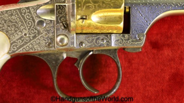 Merwin & Hulbert Small Frame Double Action Revolver, .32 caliber-Factory Engraved - Image 22