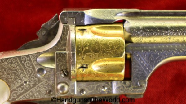 Merwin & Hulbert Small Frame Double Action Revolver, .32 caliber-Factory Engraved - Image 23