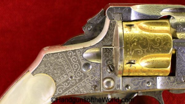 Merwin & Hulbert Small Frame Double Action Revolver, .32 caliber-Factory Engraved - Image 24