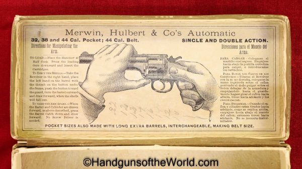 Merwin & Hulbert Small Frame, .32 caliber, Double Action Revolver-Mint in Box - Image 22