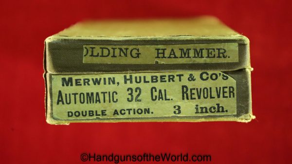 Merwin & Hulbert Small Frame, .32 caliber, Double Action Revolver-Mint in Box - Image 28