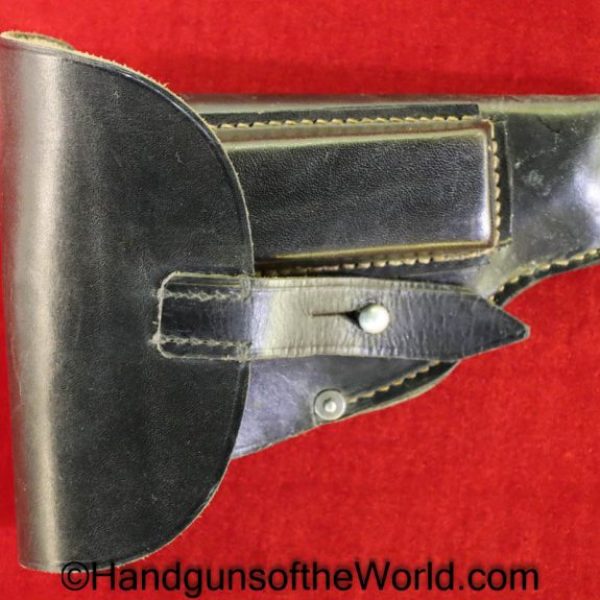 Sauer, 1930, Behorden, Holster, German, Police, Dated, 1941, Original, Collectible, Black, Leather, pattern, Otto Sindel, Germany, WWII, WW2, Model
