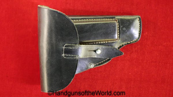 Sauer, 1930, Behorden, Holster, German, Police, Dated, 1941, Original, Collectible, Black, Leather, pattern, Otto Sindel, Germany, WWII, WW2, Model