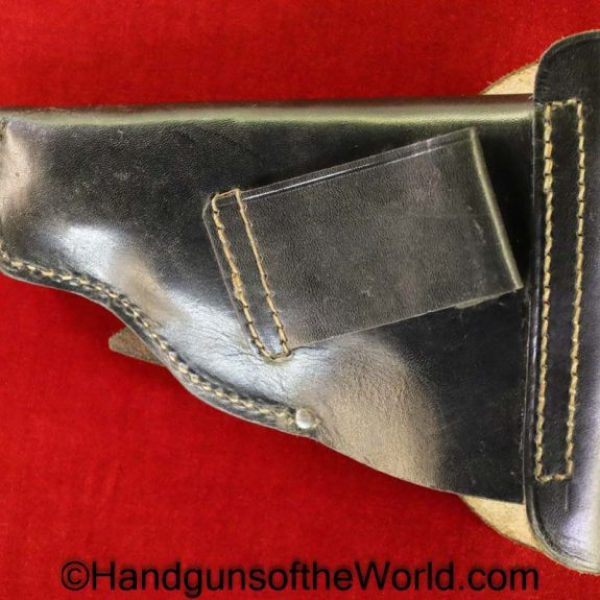 Sauer, 1930, Behorden, Holster, German, Police, Dated, 1941, Original, Collectible, Black, Leather, pattern, Otto Sindel, Germany, WWII, WW2, Model