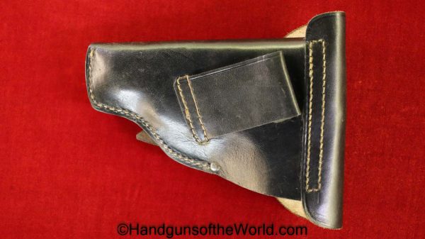 Sauer, 1930, Behorden, Holster, German, Police, Dated, 1941, Original, Collectible, Black, Leather, pattern, Otto Sindel, Germany, WWII, WW2, Model