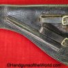 Webley, Mark I-VI, Service Revolver, Holster, Black, Leather, no top flap, Saddlers Federation, 1915, Original, Collectible, Revolver, Handgun, British