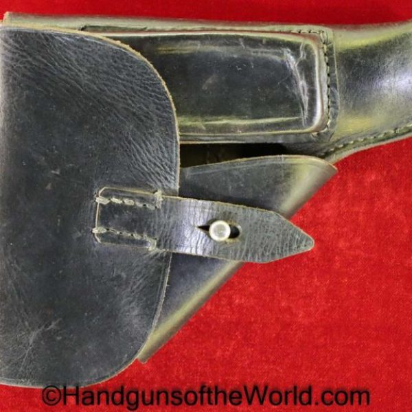 Walther, PPk, Holster, WWII, Era, Unmarked, brown, leather, breakaway, Original, Collectible, WW2, German, Germany, Handgun, Pistol, Break away