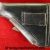 Walther, PPk, Holster, WWII, Era, Unmarked, brown, leather, breakaway, Original, Collectible, WW2, German, Germany, Handgun, Pistol, Break away