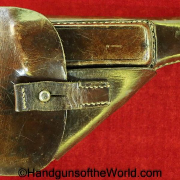 Walther, PP, Holster, SA, brown, Leather, breakaway, DRGM, Akah, Original, Collectible, German, Germany, WWII, WW2, Handgun, Pistol, Break away