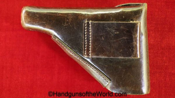 Walther, PP, Holster, SA, brown, Leather, breakaway, DRGM, Akah, Original, Collectible, German, Germany, WWII, WW2, Handgun, Pistol, Break away