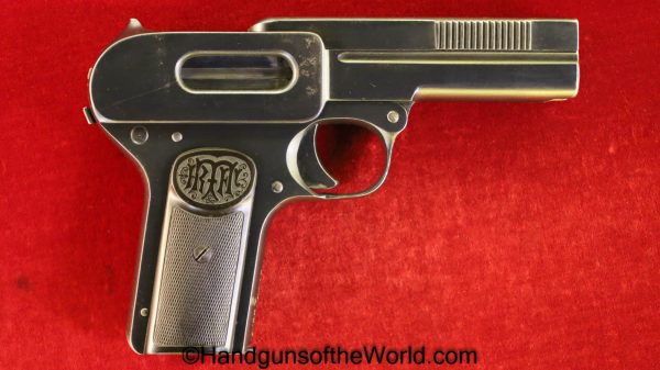Dreyse, 1907, 7.65mm, Machine Gun, Unit Marked, Full Rig, German, Germany, Handgun, Pistol, C&R, Collectible, with Holster, MG, Unit, 32, .32, acp, auto