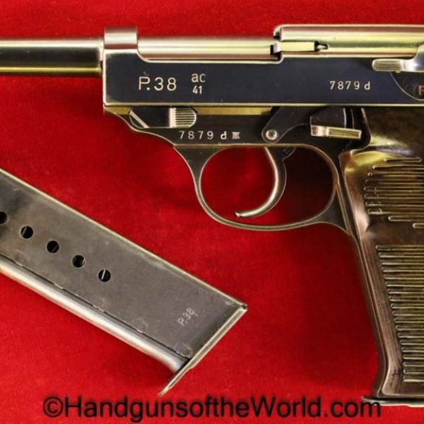 Walther, P-38, AC-41, 9mm, 2nd Variation, Experimental Open Sear, Open Sear, German, Germany, WWII, WW2, Handgun, Pistol, C&R, Collectible, ac, 41, P38