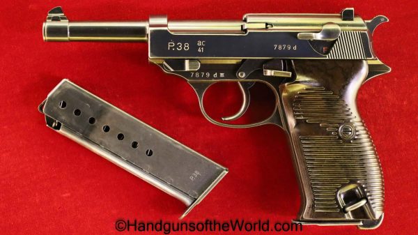 Walther, P-38, AC-41, 9mm, 2nd Variation, Experimental Open Sear, Open Sear, German, Germany, WWII, WW2, Handgun, Pistol, C&R, Collectible, ac, 41, P38