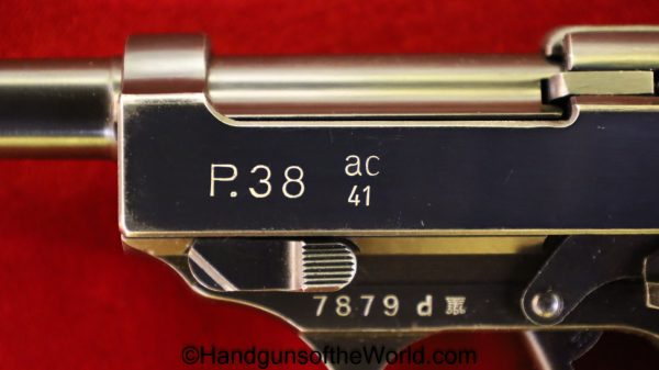 Walther, P-38, AC-41, 9mm, 2nd Variation, Experimental Open Sear, Open Sear, German, Germany, WWII, WW2, Handgun, Pistol, C&R, Collectible, ac, 41, P38