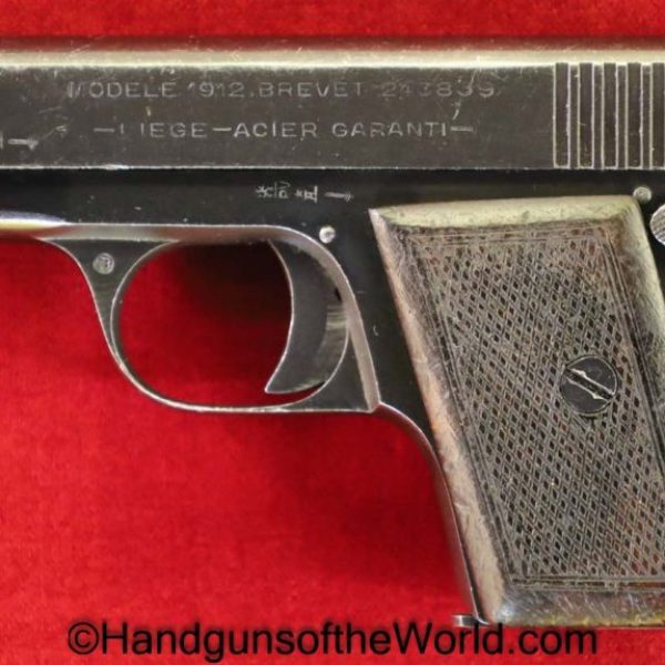 Clement, 1912, 6.35mm, British Proofed, British, Belgian, Belgium, Handgun, Pistol, C&R, Collectible, VP, Vest Pocket, 6.35, 25, .25, acp, auto, Model