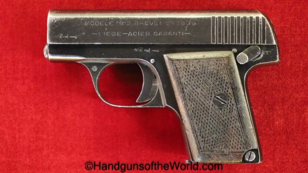 Clement, 1912, 6.35mm, British Proofed, British, Belgian, Belgium, Handgun, Pistol, C&R, Collectible, VP, Vest Pocket, 6.35, 25, .25, acp, auto, Model