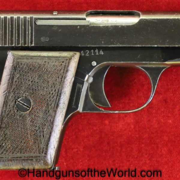 Clement, 1912, 6.35mm, British Proofed, British, Belgian, Belgium, Handgun, Pistol, C&R, Collectible, VP, Vest Pocket, 6.35, 25, .25, acp, auto, Model