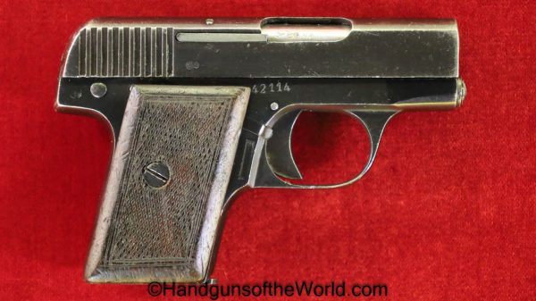 Clement, 1912, 6.35mm, British Proofed, British, Belgian, Belgium, Handgun, Pistol, C&R, Collectible, VP, Vest Pocket, 6.35, 25, .25, acp, auto, Model