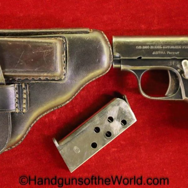 Astra, 1916, 6.35mm, Full Rig, Spain, Spanish, Handgun, Pistol, C&R, Collectible, VP, Vest Pocket, 6.35, 25, .25, acp, auto, with Holster, 200, Model