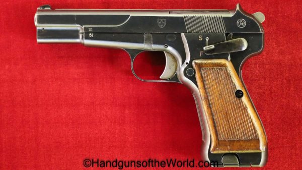 W&F, Bern, 44/16, P-43, 9mm, Swiss, Prototype, Switzerland, Handgun, Pistol, C&R, Collectible, WWII, WW2, 44, P43, P.43, P 43, 16, Hand gun, Rare