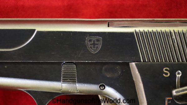 W&F, Bern, 44/16, P-43, 9mm, Swiss, Prototype, Switzerland, Handgun, Pistol, C&R, Collectible, WWII, WW2, 44, P43, P.43, P 43, 16, Hand gun, Rare