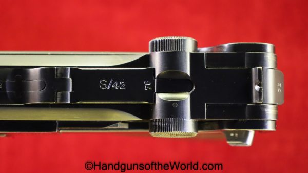 Luger P.08, 9mm, Mauser S/42-1936, German WWII Issue - Image 11