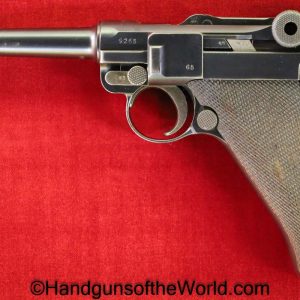Luger, P.08, DWM, 1913, 9mm, German, WWI, WW1, Germany, Handgun, Pistol, C&R, Collectible, P08, P 08, P-08, Hand gun, No Hold Open, No Stock Lug